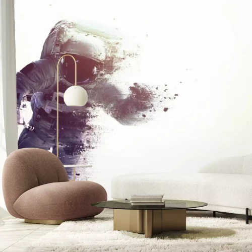 Papier peint  Abstraction d’un cosmonaute humain