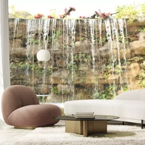 Papier peint  Chute d'eau tropicale