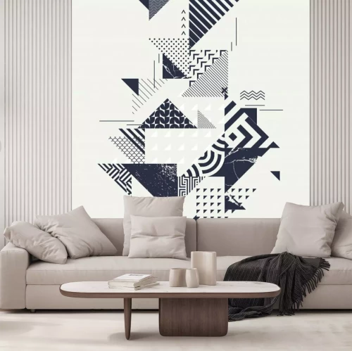 Papier peint  Minimalisme géométrique motifs