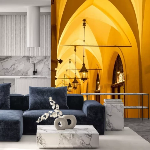 Papier peint  Vue de la Halle aux Draps de Cracovie