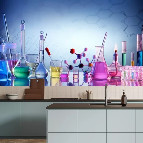 Papier peint  Laboratoire scientifique de chimie