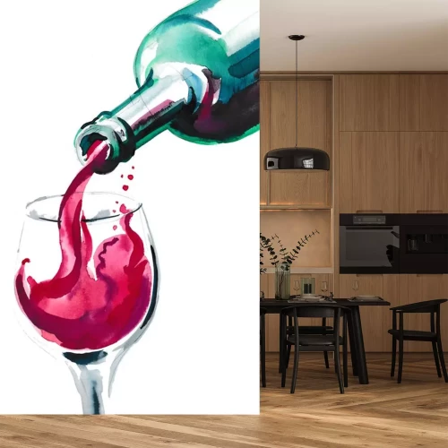 Sticker  Bouteille de vin