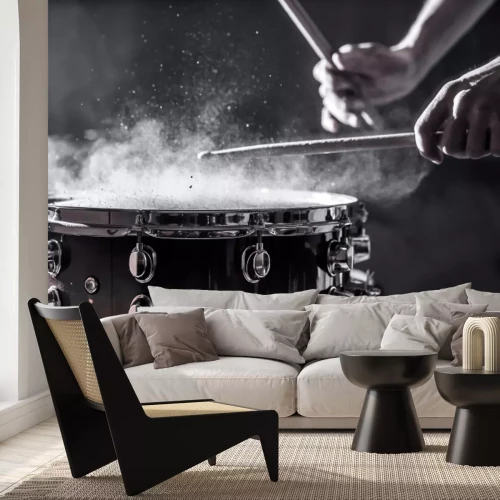 Papier peint  Gros plan sur les tambours en train de jouer