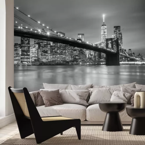 Papier peint  New York en noir et blanc