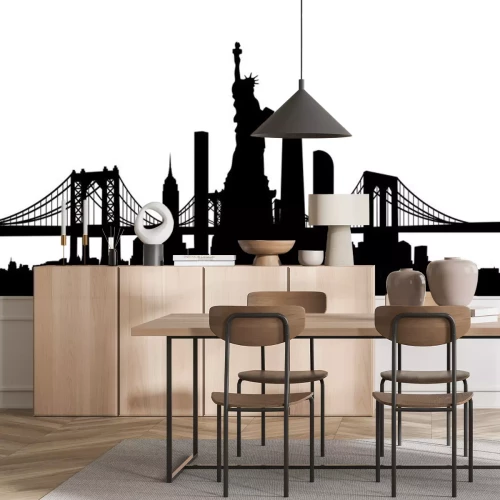 Sticker  New York City vecteur horizon