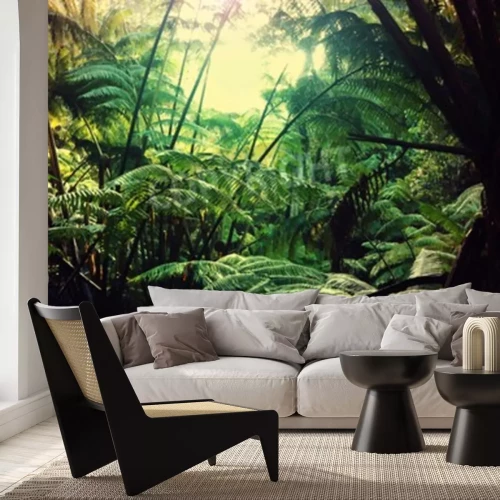 Papier peint  Jungle rétro