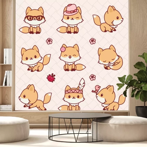 Sticker  Kawaii Fox