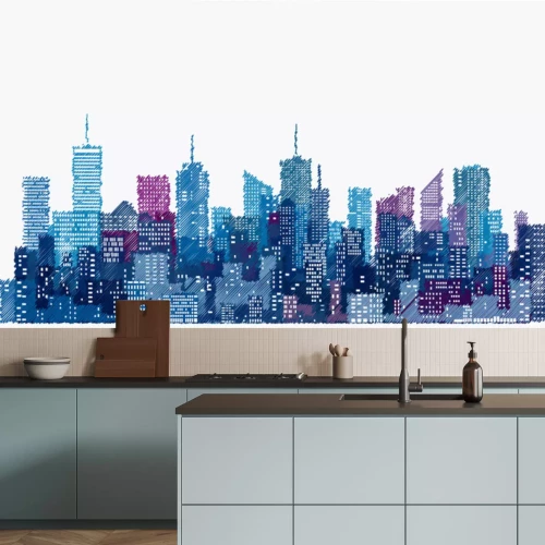 Sticker  Croquis de la ville