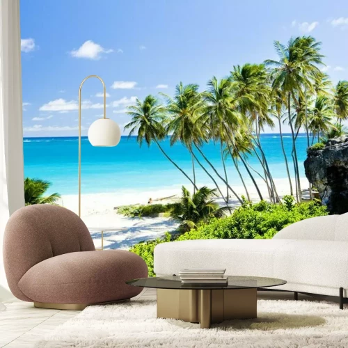 Papier peint  Caraïbes et mer turquoise