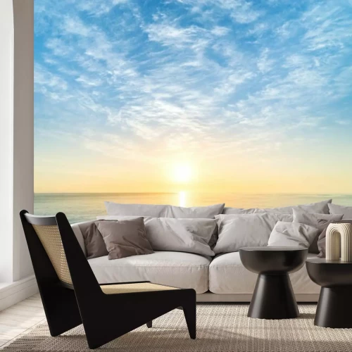 Papier peint  Lever de soleil sur la mer