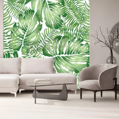 Papier peint  Motif abstrait avec nature