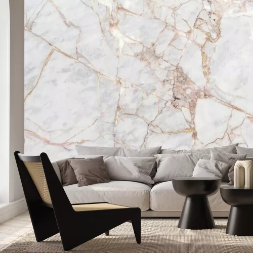 Sticker  Fond de texture en pierre de marbre léger gris