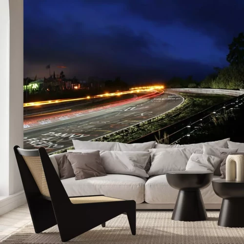 Papier peint  Panoramique route 3D
