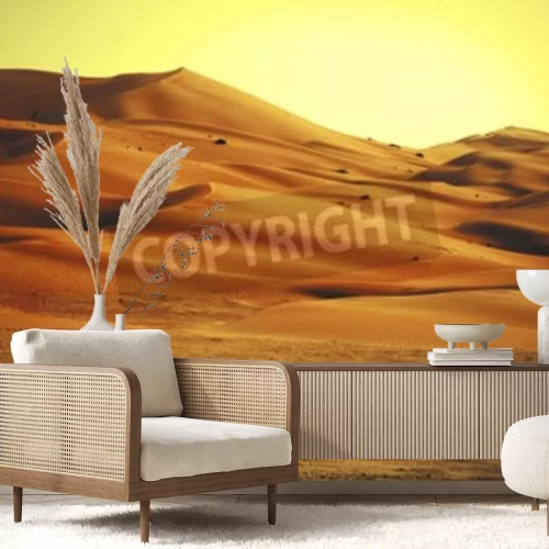 Papier peint  Désert aux couleurs vintages