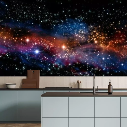 Papier peint  Illustration d'une nébuleuse
