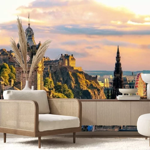 Papier peint  Vue sur l’architecture à Édimbourg