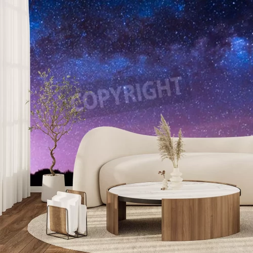 Papier peint  Ciel nocturne avec des étoiles