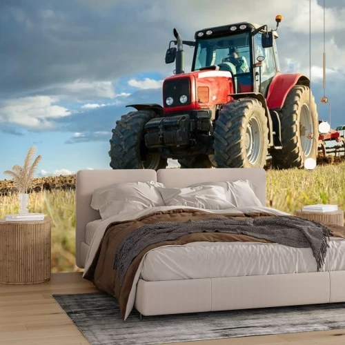Papier peint  Tracteur agricole