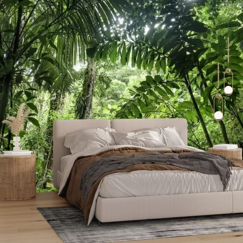 Papier peint  La verdure de la jungle