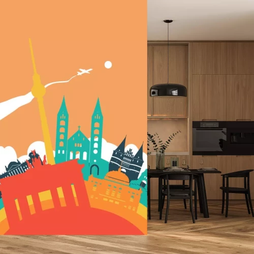 Sticker  Voyage Allemagne paysage historique mondial