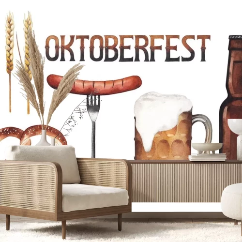 Sticker  Collection aquarelle d'octoberfest