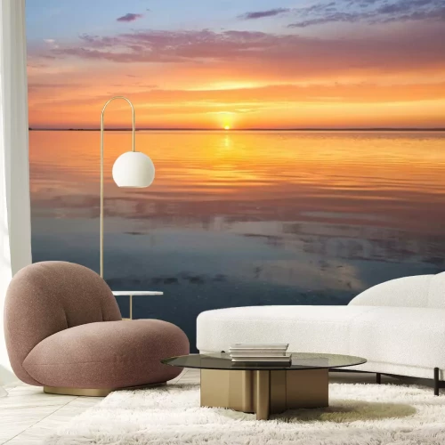 Papier peint  Coucher de soleil sur l'océan