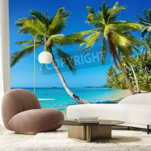 Papier peint  Tropiques et îles