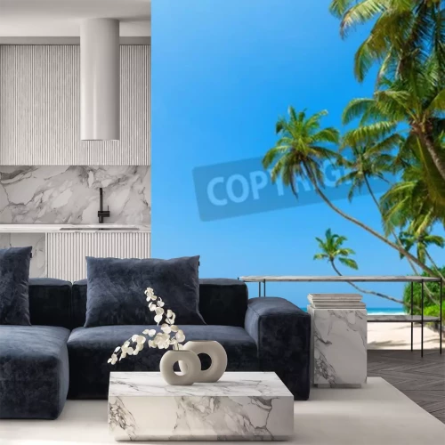 Papier peint  Tropiques au bord de l'océan