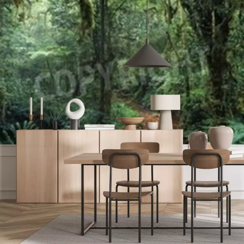 Papier peint  Jungle 3D sombre