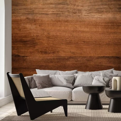 Papier peint  Planches en bois marron vintage