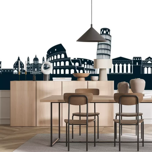 Sticker  Italie silhouette Rome