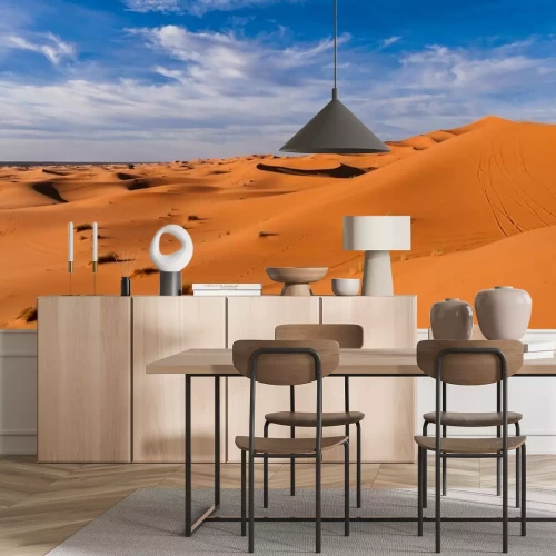 Papier peint  Le désert avec le ciel en arrière-plan