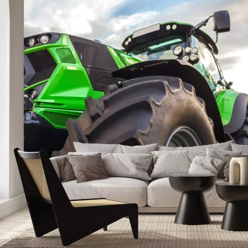 Papier peint  Tracteur moderne